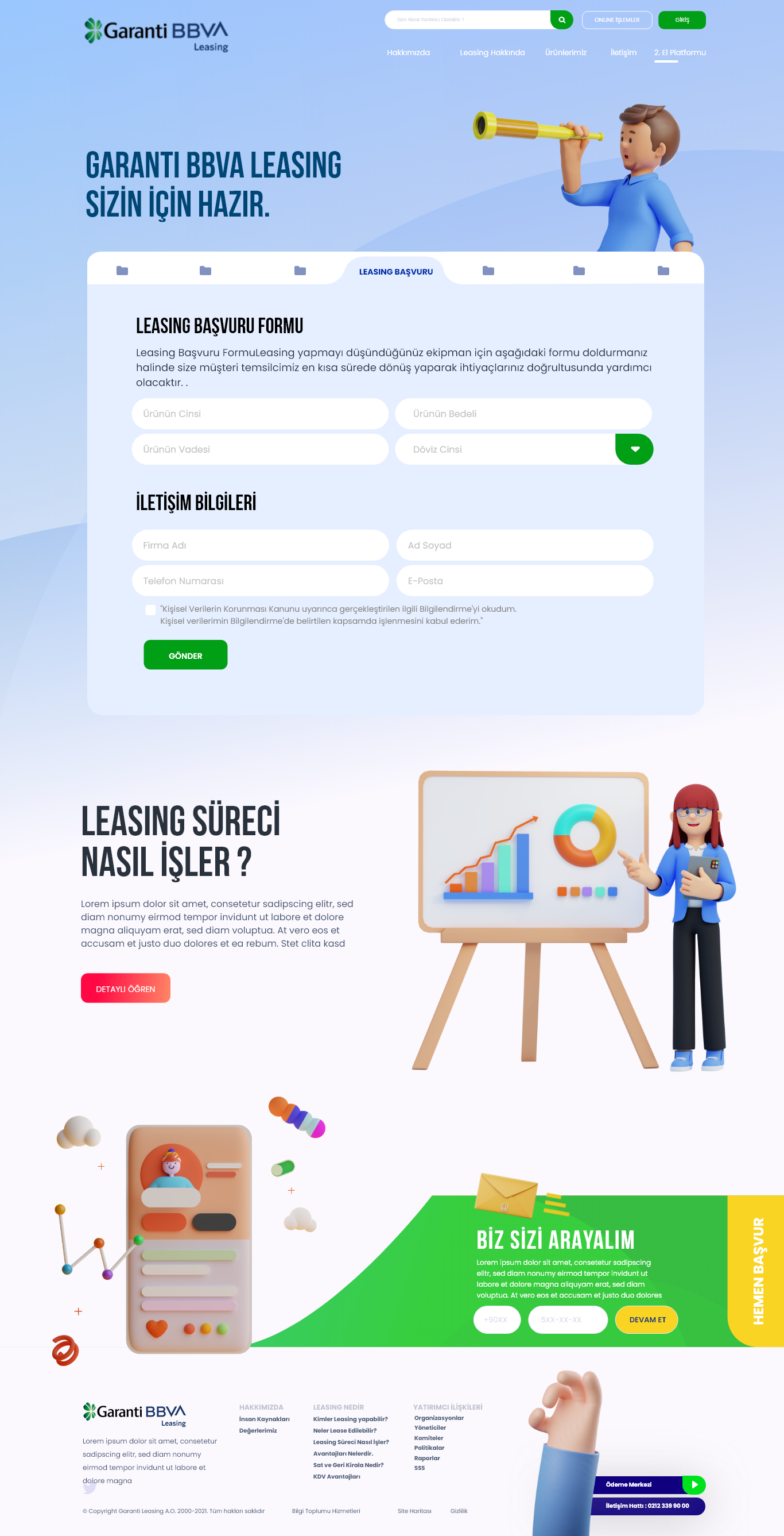 Garanti Leasing UX/UI